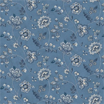 Marcus - Genevieve - Little Jacobean, Blue