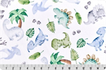 Shannon Fabrics - Cuddle Prints - Lil Dinos, Ivy