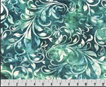 Shannon Fabrics - Cuddle Prints - Bliss Batik - Isabella, Teal