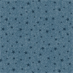 Benartex Traditions - Winter Forest - Wooly Stars, Blue