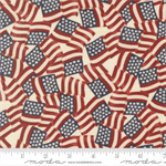 Moda - America 250 Years - Waving Flags, Parchment