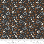 Moda - Rustic Gatherings - Petite Floral, Black Dirt