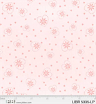 P & B Textiles - Love Birds - Flowers in Hearts, Light Pink