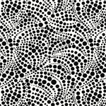 Benartex Traditions - Xanado - Swirling Dots, Black & White