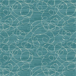 Benartex Project X - Modern Vintage: Treasured - Etched Glass, Dark Teal