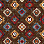 Henry Glass - Western View - Aztec, Multi