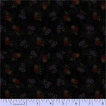 Marcus Fabrics - Primitive Traditions - Flowers, Black