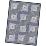 Maywood Studio - Pods - 12 Block Log Cabin Quilt - Aged To Perfection, 29^ X 39^