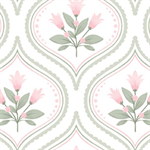 3 Wishes - Minky Sweet Woodland - Whispering Petals, White