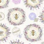 Lumin Fabrics - Sweet Honey Bee - Medallions, Multi