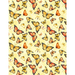 Wilmington Prints - Dahlia Botanica - Butterflies, Yellow