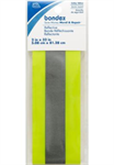 Bondex - 2^  X 32^ Iron-On Reflective Tape - Single Strip, Yellow
