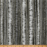 Hoffman California - Berries & Birch - Trees, Black/Gold