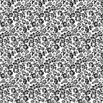 Blank Quilting - Paradox II - Black Ditsy Floral, White