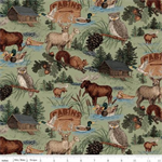 Riley Blake - Whispering Pines - Main Print, Green