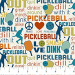 Northcott - Pickleball - Words, Cream