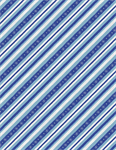 Wilmington Prints - Woodland Gifts - Diagonal Stripe, Blue