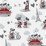 Springs Creative - Mickey & Minnie Vintage, Gray