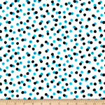 Quilting Treasures - Delilah - Dots, Turquoise/White