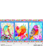 P & B Textiles - Songbird Serenade - 24^ Songbird Panel, Multi