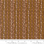Moda - Feather and Forest Bloom - String of Pearls, Walnut
