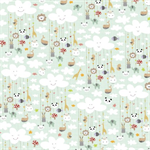 P & B Textiles - Dream Drifters - Cuddly Clouds, Mint