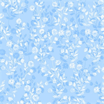 Kanvas Studio - Daisy Delight - Floral Silhouette, Light Blue