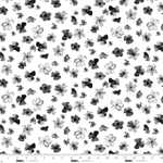 Studio E - Sweet Licorice - Flowerheads, White