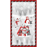 Wilmington Prints - Snowy Tidings - 24^ Singing Snowmen Panel, Multi