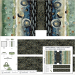 Windham Fabrics - Flora & Form - 24^ Canvas Carryall Panel, Multi