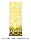 Kanvas Studio - Buzzworthy - Border Print, Yellow/Gold