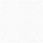 Lewis & Irene - Tiny Florals - Peacock Paisley, White on White