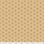 Marcus Fabrics - Midnight Cheddar - Transparent Leaves, Tan