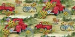 Springs Creative - Susan Winget - Red Trucks & Sunflowers, Multi