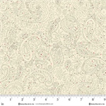 Henry Glass - Buttercream & Brickle Bits - Meandering Paisley, Cream