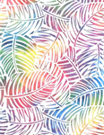 Wilmington Prints - 108^ Palm Leaves - Palm Leaves, Multi/White