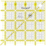 Omnigrid - Ruler - 4.5^ Square