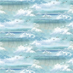 Henry Glass - Window to Paradise - Clouds, Bay Blue