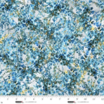 Studio E - Behind Blue Eyes - Floral Spray, Cyan