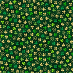 Quilting Treasures - St. Paddy's Cheer - Mini Clovers, Forest