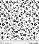 P & B Textiles - 108^ Summertime Whites - Viney Leaf, White on White