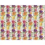 Wilmington Prints - Dahlia Botanica - Stripe, Multi