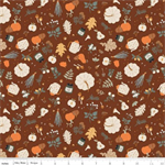 Riley Blake - Pumpkin Spice - Forage, Brown