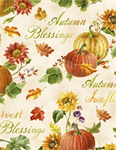 Wilmington Prints - Harvest Gold - Harvest All Over, Cream