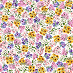 Quilting Treasures - Mid-Atlantic Shop Hop 2026 - State Flowers, White