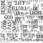 Riley Blake - Sewing Seeds III - Parable Stamps, White