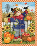 Springs Creative - Harvest Scarecrow - 36^ Panel