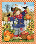 Springs Creative - Harvest - 36^ Scarecrow Panel