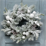 Wreath - Snowball Pine 24^