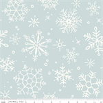Riley Blake - 108^ Magical Winterland - Snowflake, Blue